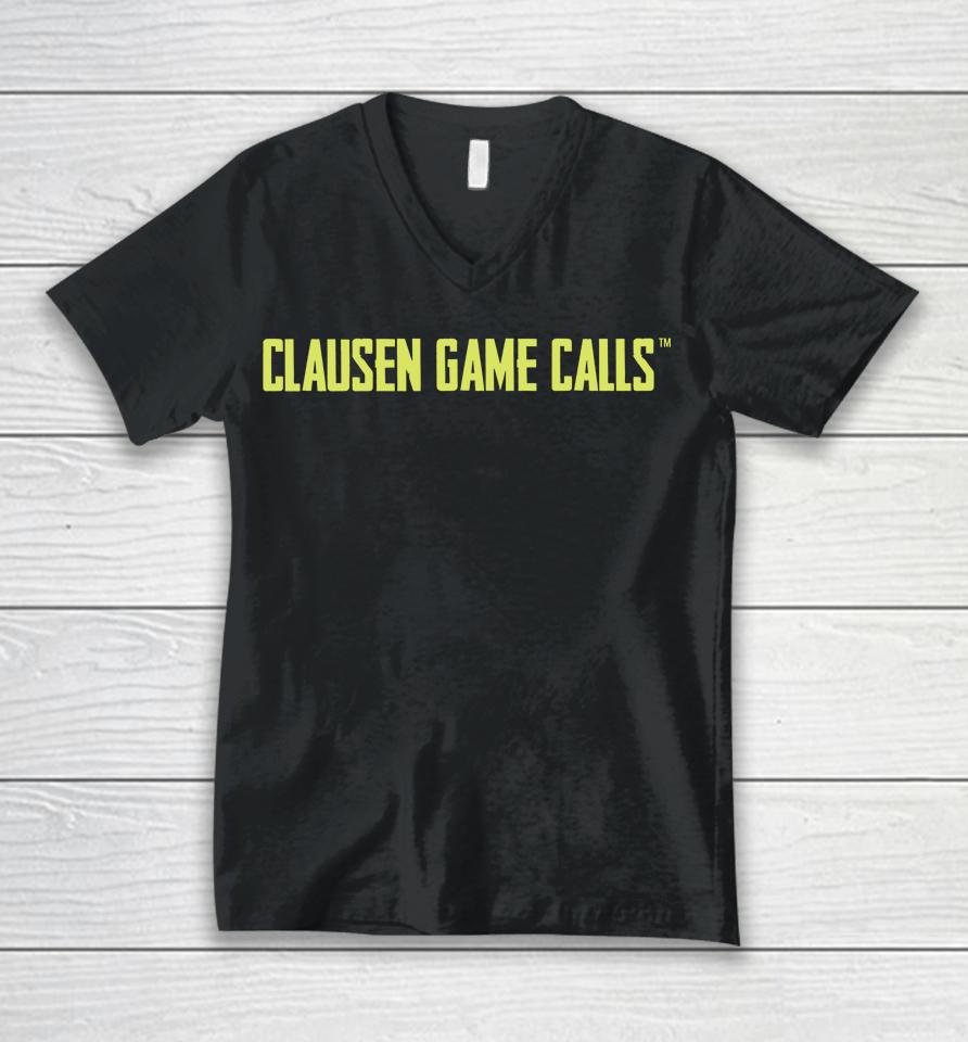 Clausen Game Calls 2022 Unisex V-Neck T-Shirt