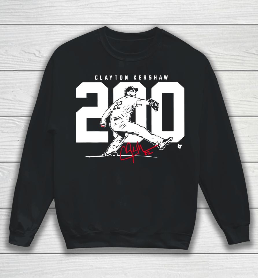 Clayton Kershaw 200 Sweatshirt