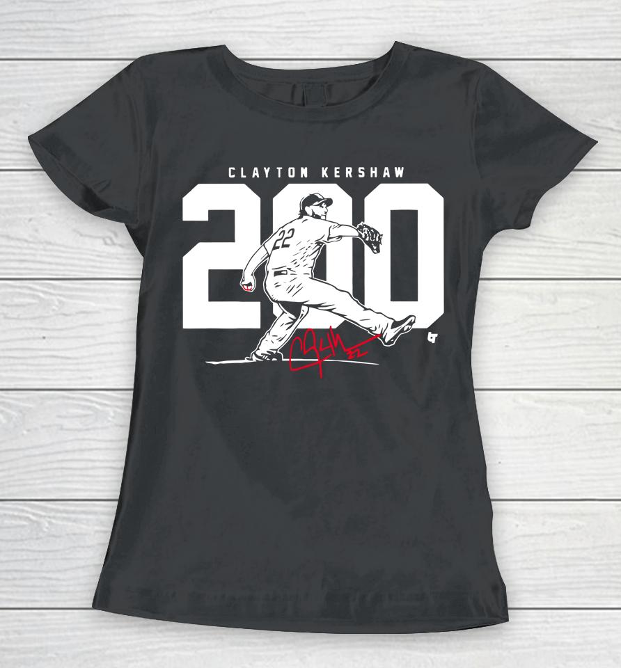 Clayton Kershaw 200 Women T-Shirt