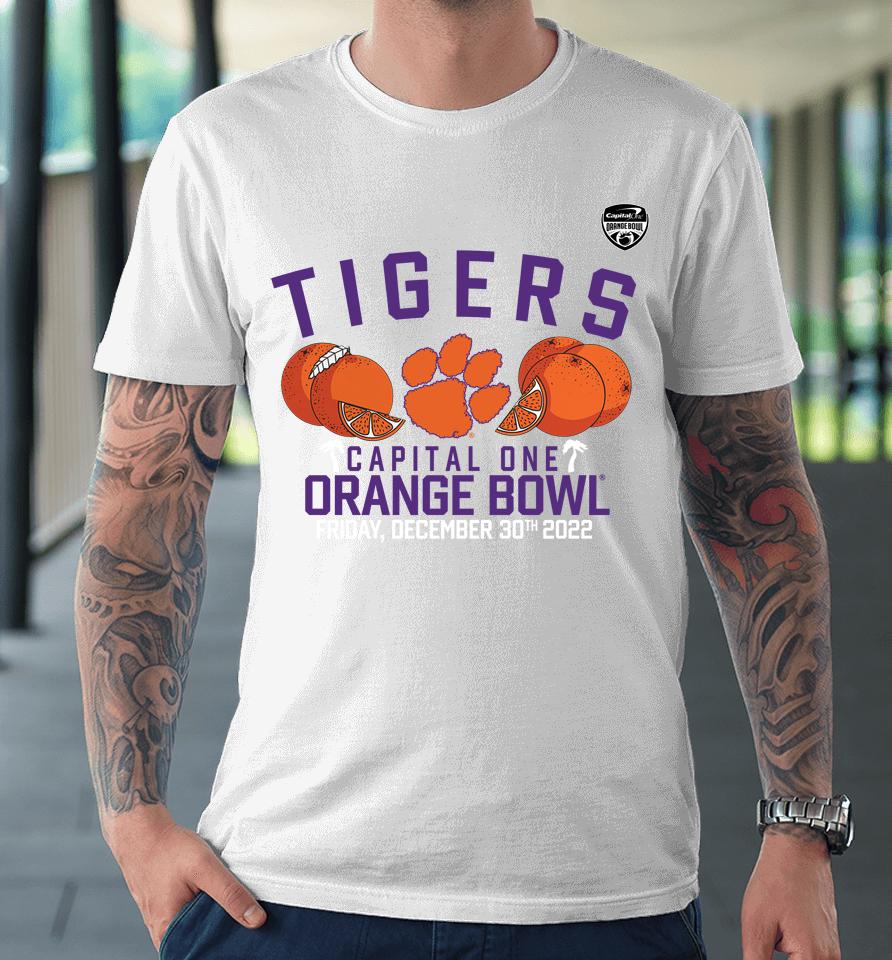 Clemson Tigers Fanatics Branded 2022 Orange Bowl Gameday Stadium Premium T-Shirt