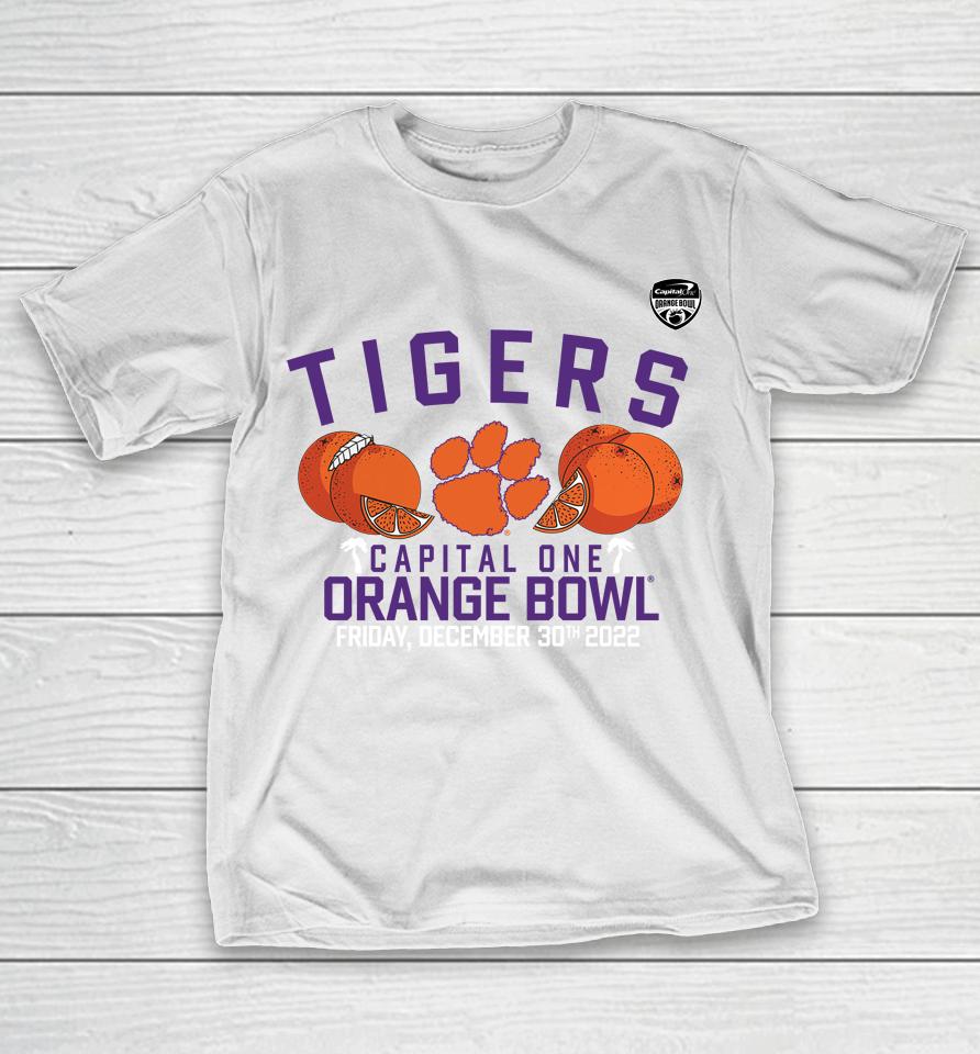 Clemson Tigers Fanatics Branded 2022 Orange Bowl Gameday Stadium T-Shirt