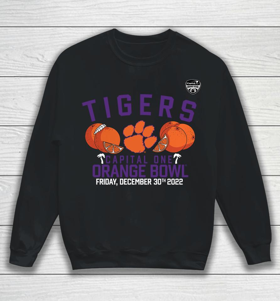 Clemson Tigers Orange Bowl Gameday Stadium Sweatshirt