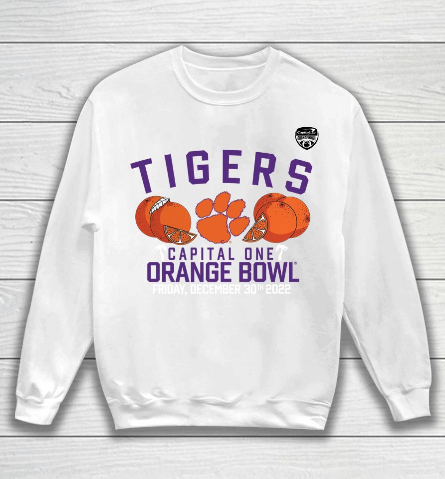 Clemson Tigers Orange Bowl Gameday Stadium Sweatshirt