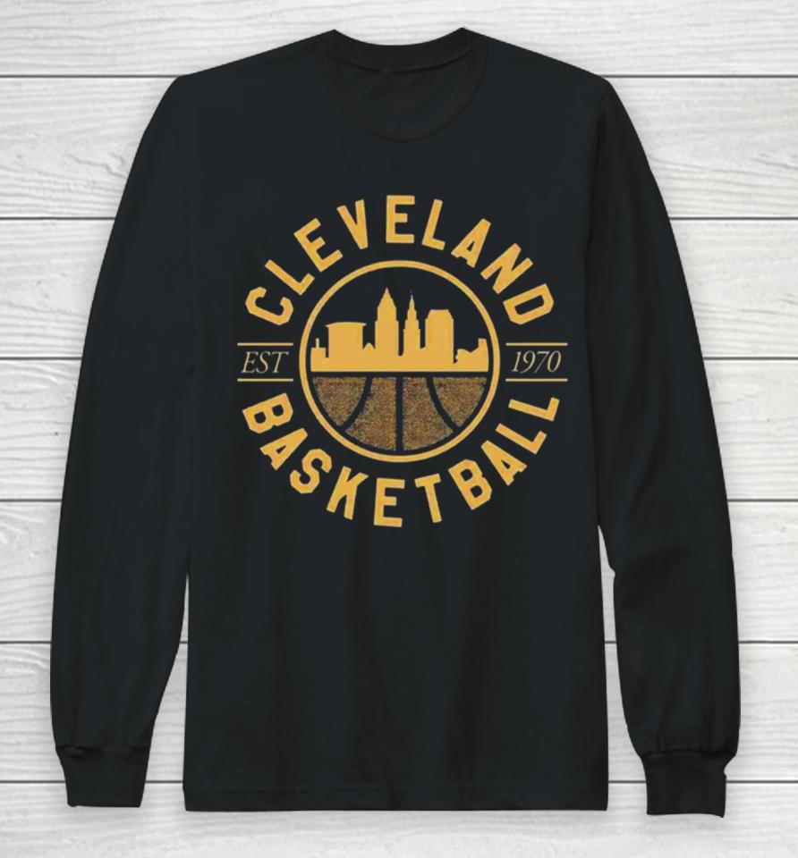Cleveland Basketball Seal Long Sleeve T-Shirt