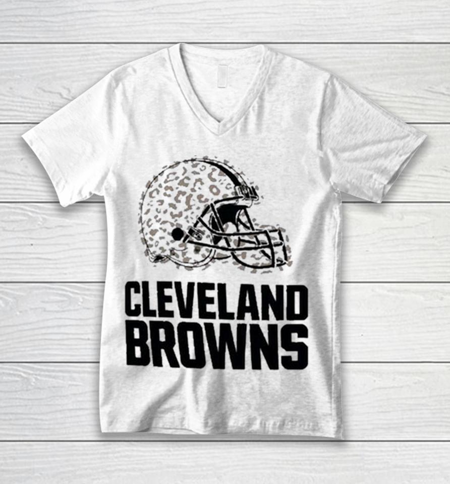 Cleveland Browns ’47 Women’s Panthera Frankie Unisex V-Neck T-Shirt