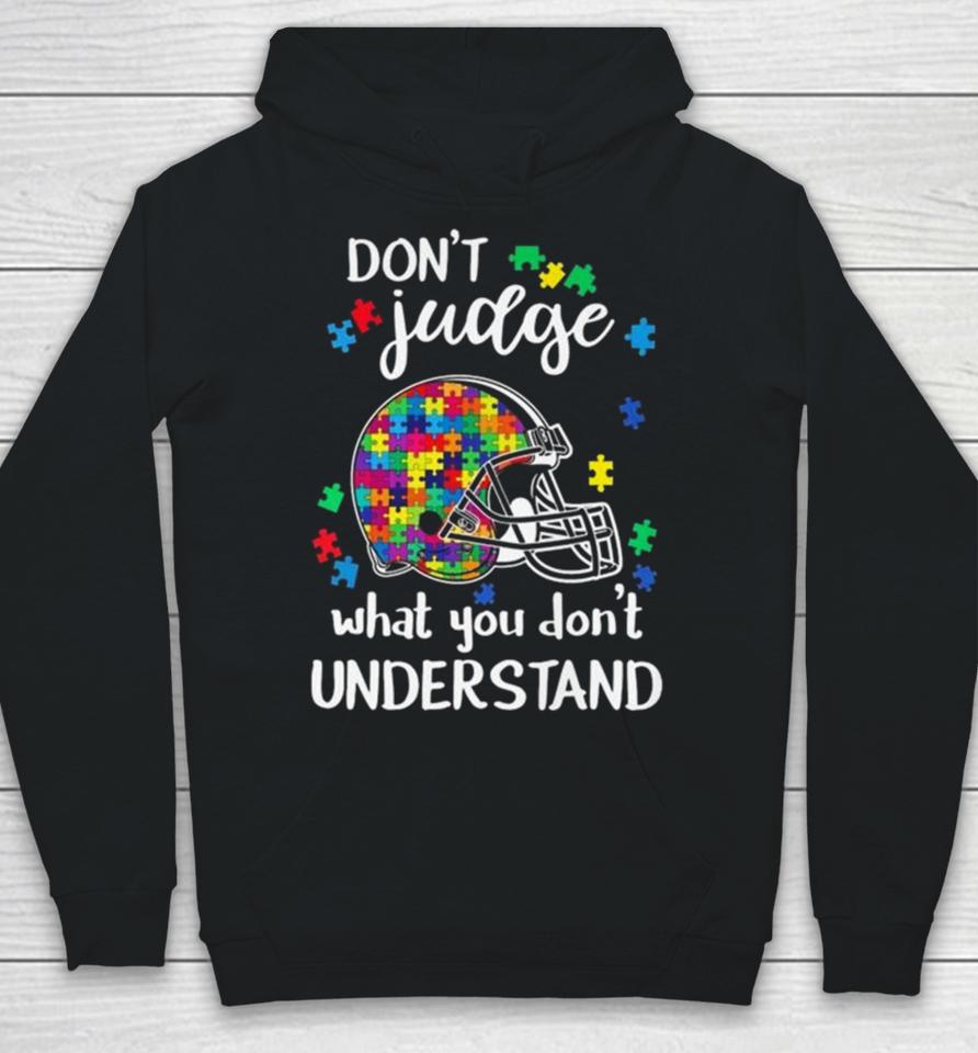 Cleveland Browns Autism Don’t Judge What You Don’t Understand Hoodie