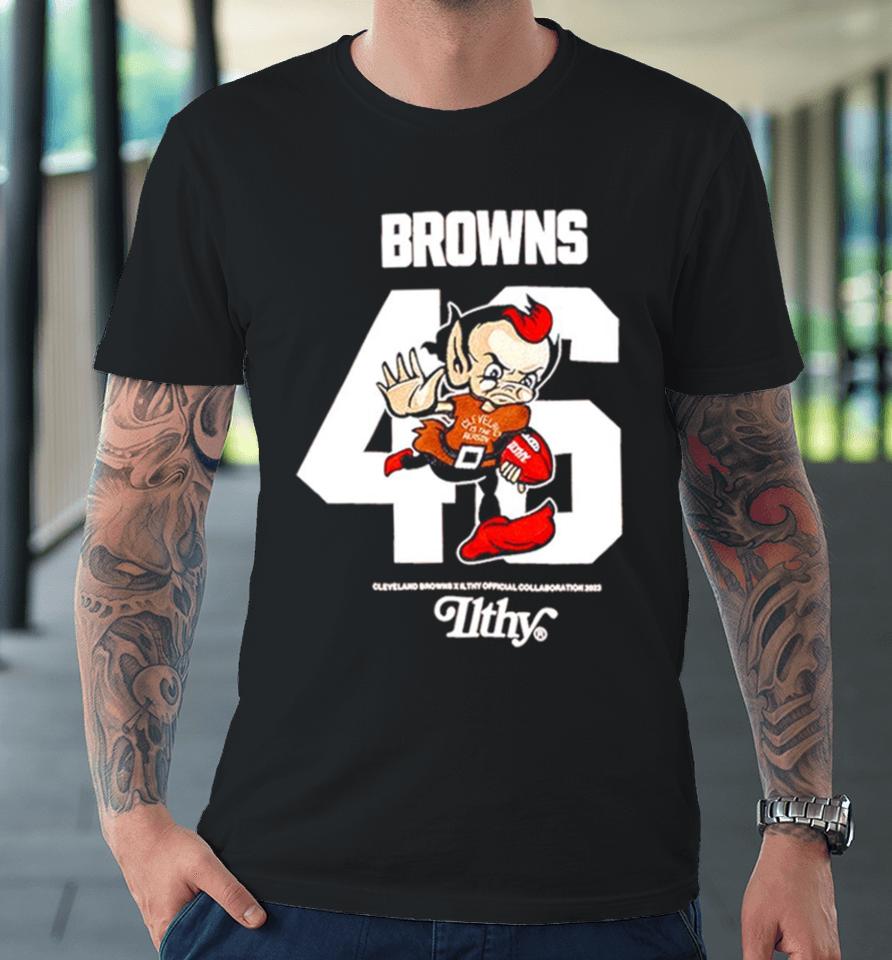 Cleveland Browns Brown Brownie The Elf Premium T-Shirt