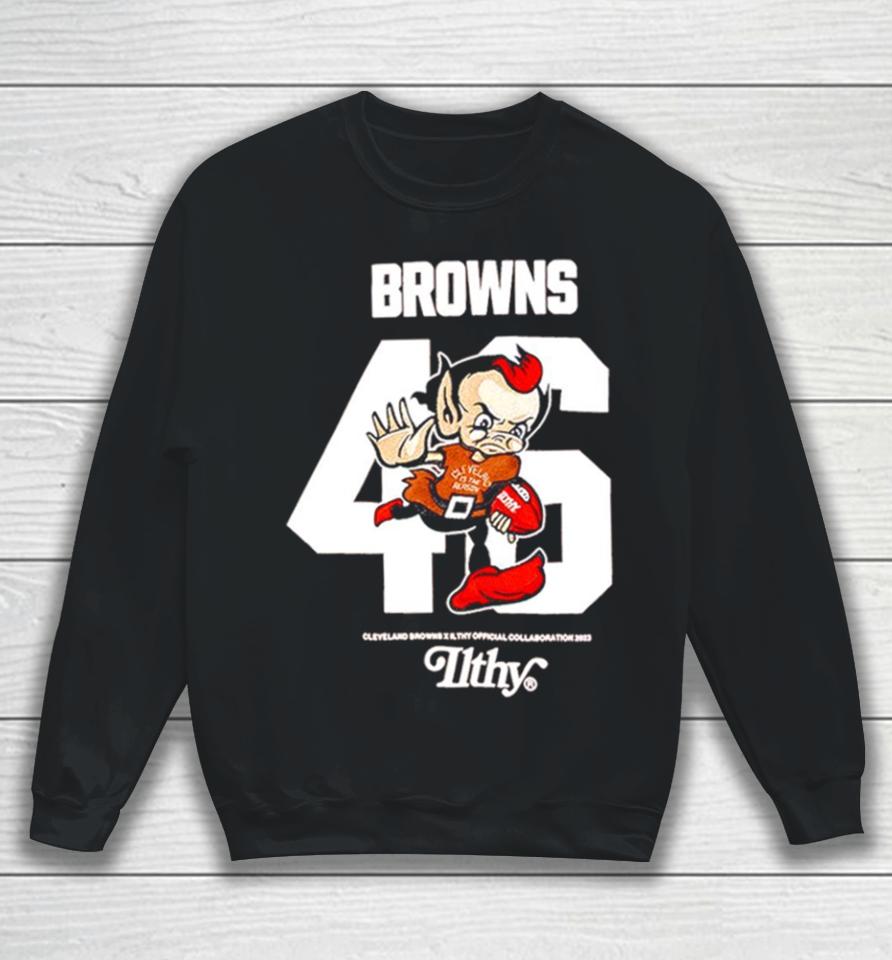 Cleveland Browns Brown Brownie The Elf Sweatshirt
