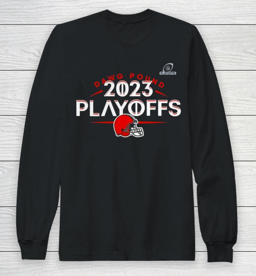Cleveland Browns Dawg Pound 2023 Nfl Playoffs Long Sleeve T-Shirt
