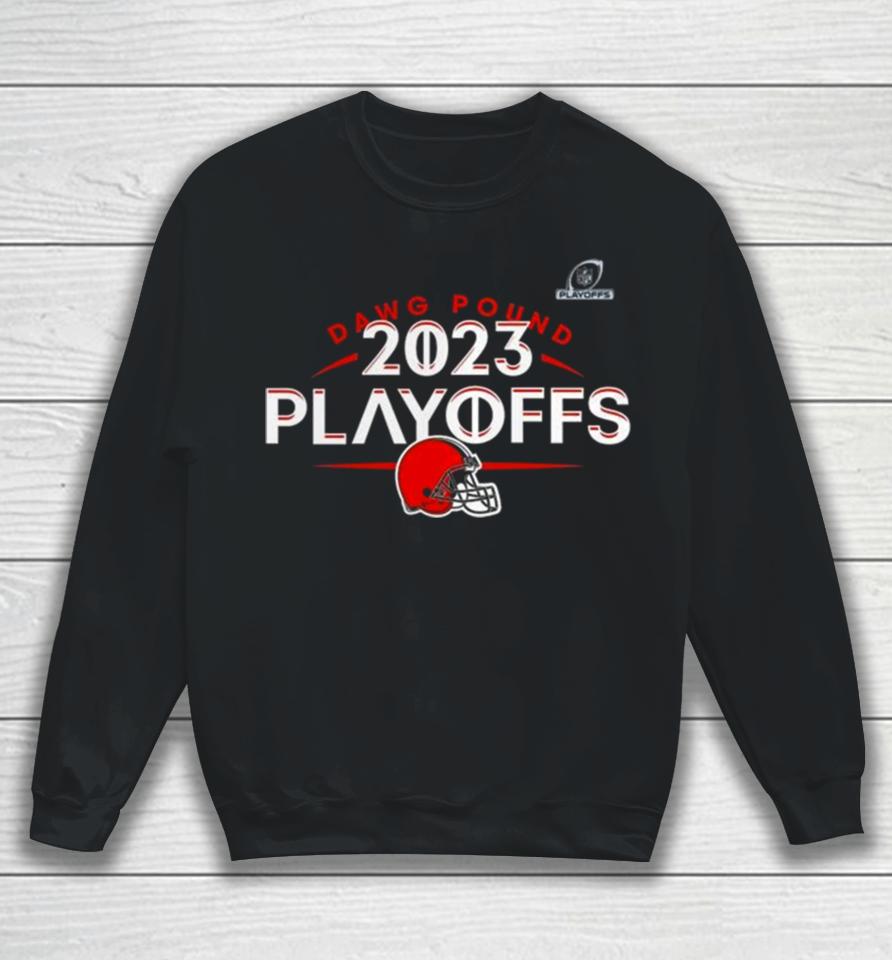 Cleveland Browns Dawg Pound 2023 Nfl Playoffs Sweatshirt