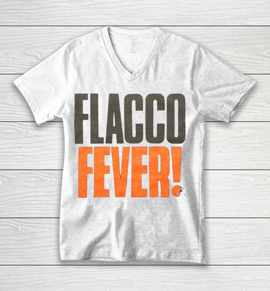 Cleveland Browns Flacco Fever Unisex V-Neck T-Shirt