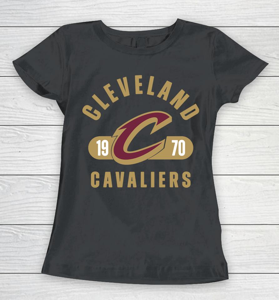 Cleveland Cavaliers 1970 Attack Colorblock Women T-Shirt