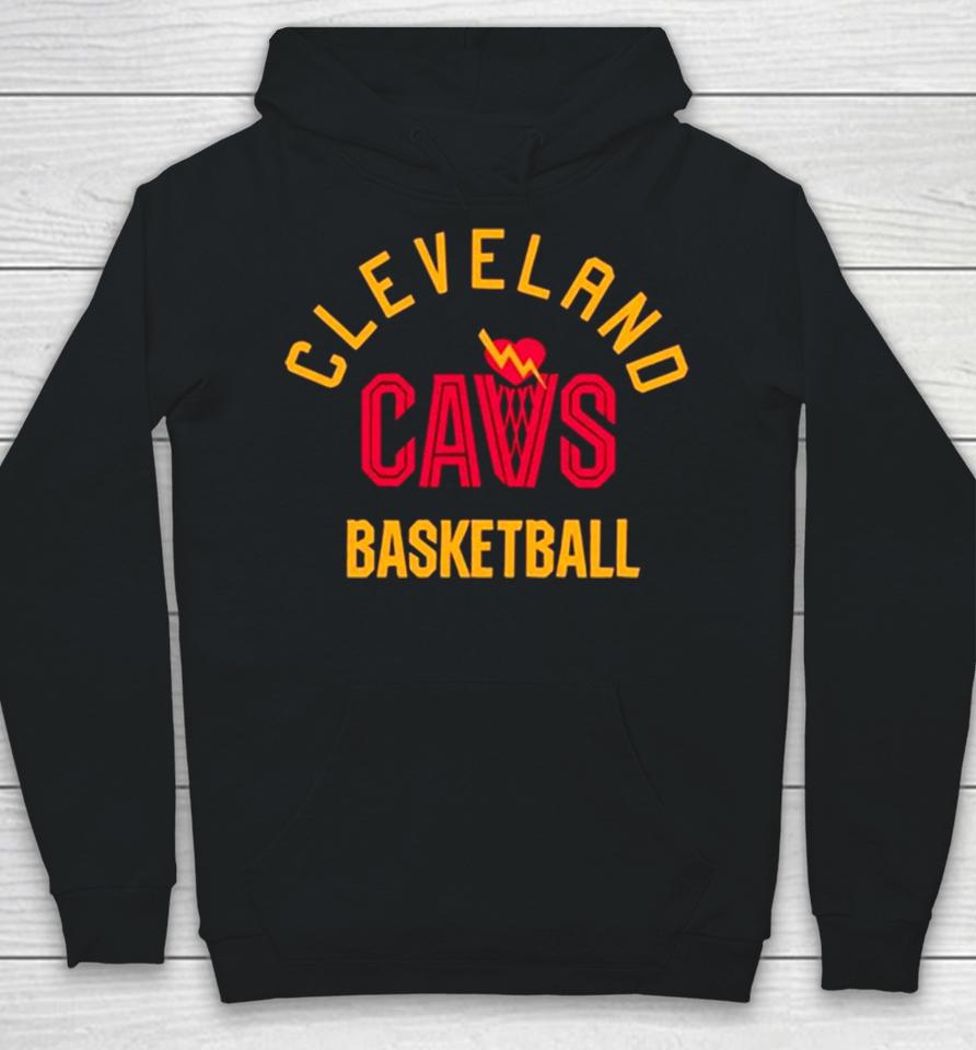Cleveland Cavs Nba Basketball Heart Hoodie
