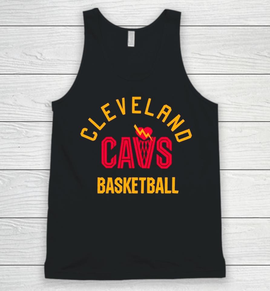 Cleveland Cavs Nba Basketball Heart Unisex Tank Top