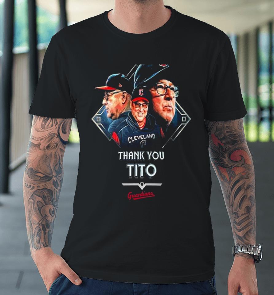 Cleveland Guardians Thank You Tito Rare Terry Francona Premium T-Shirt