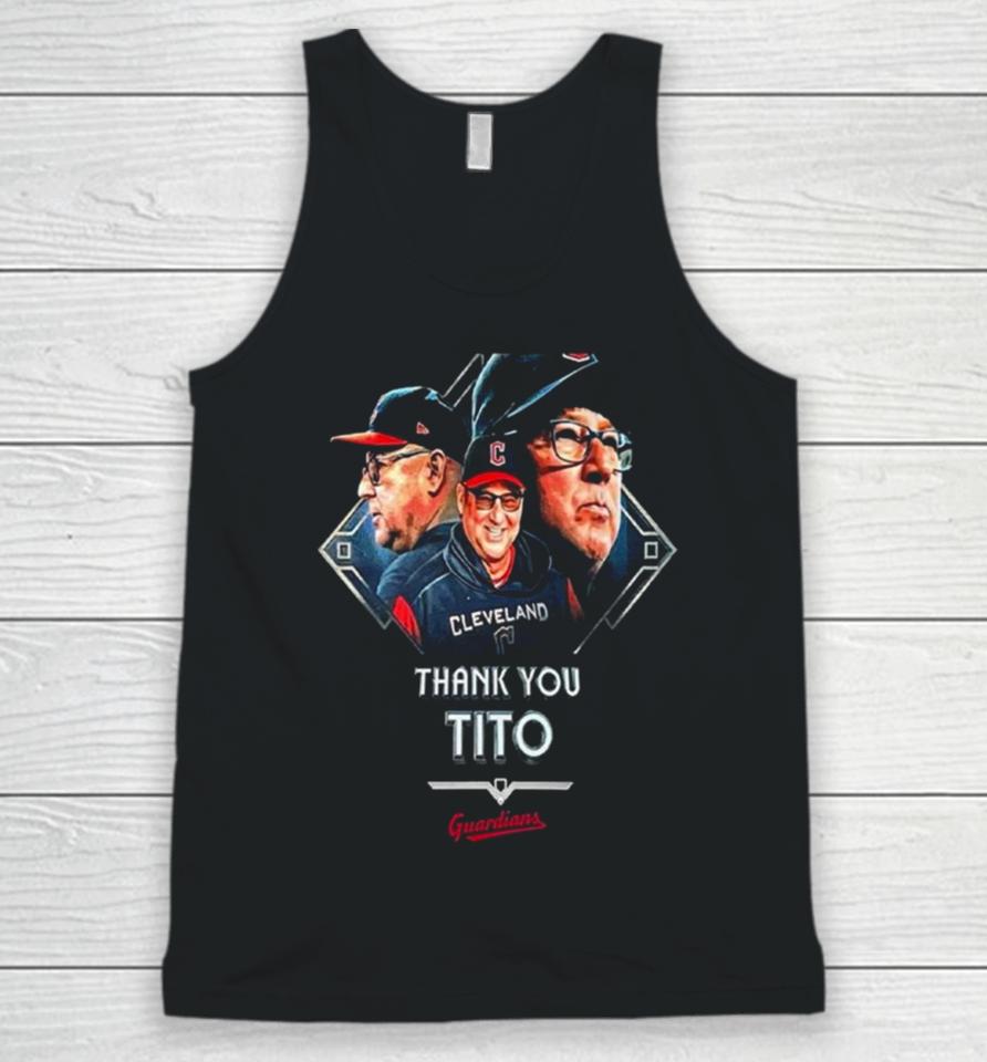 Cleveland Guardians Thank You Tito Rare Terry Francona Unisex Tank Top