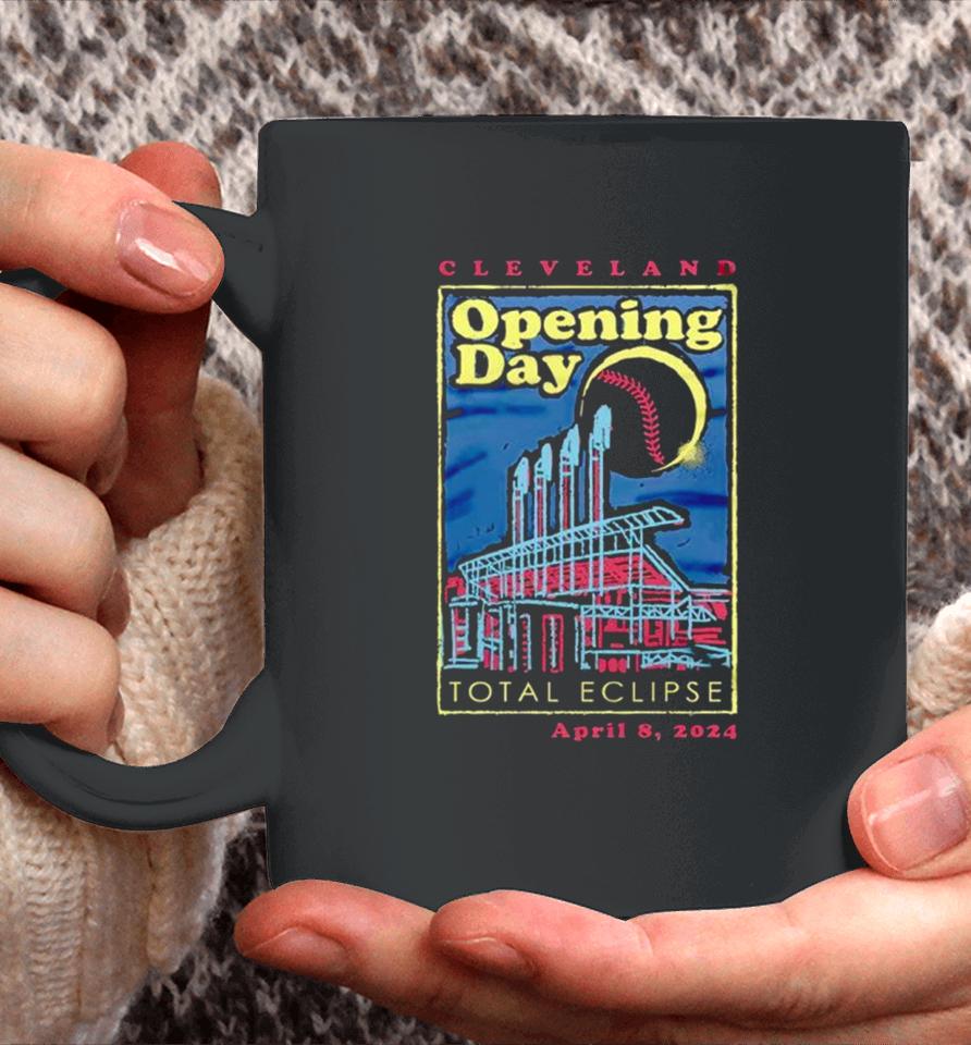 Cleveland Opening Day 2024 Total Eclipse April 8 2024 Coffee Mug