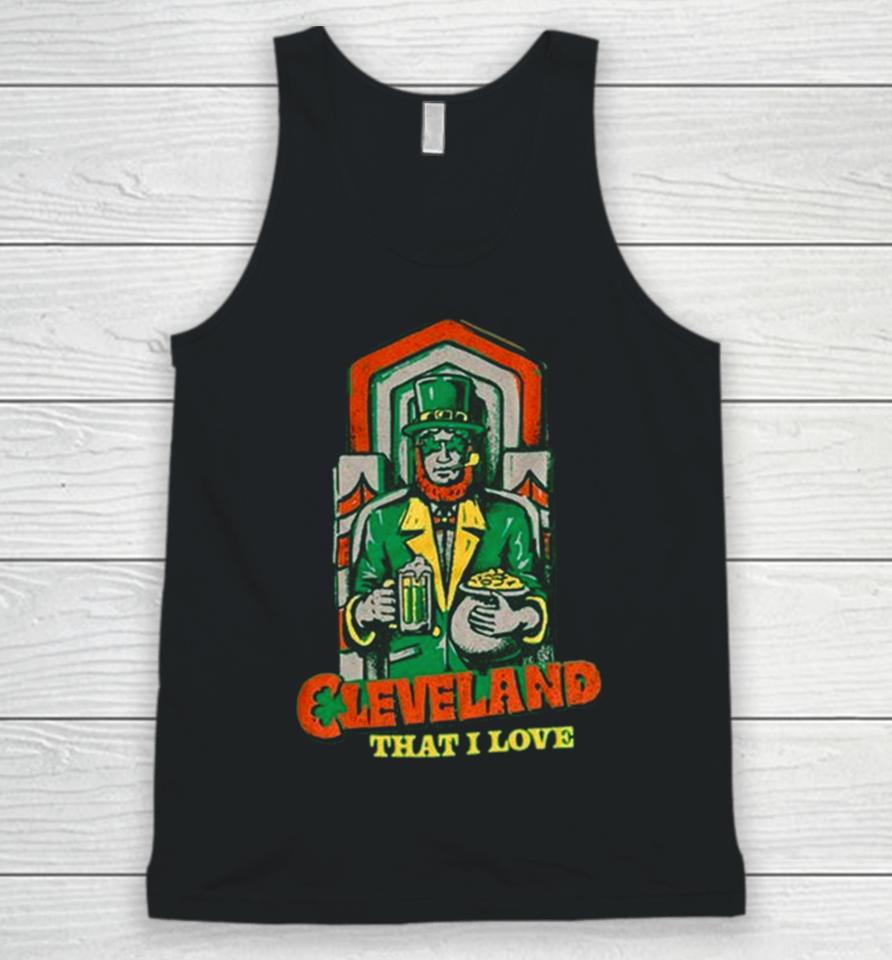 Cleveland That I Love Luck Of The Irish Guardian Unisex Tank Top