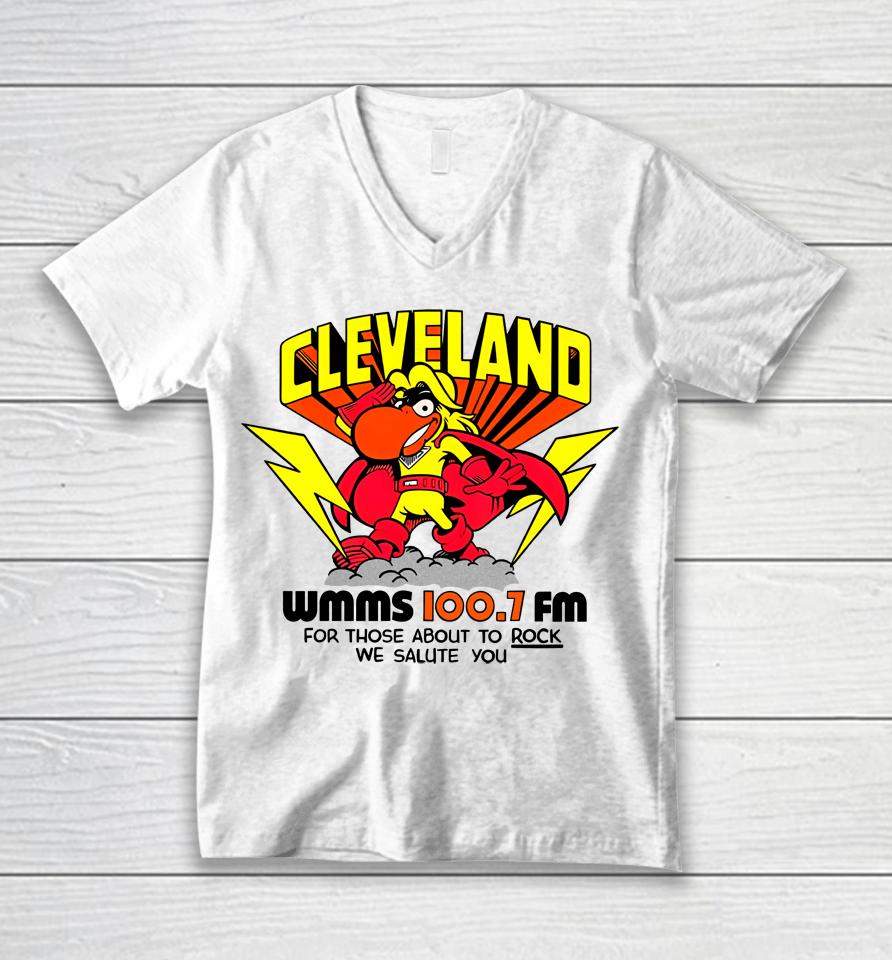 Cleveland Wmms We Salute You Unisex V-Neck T-Shirt