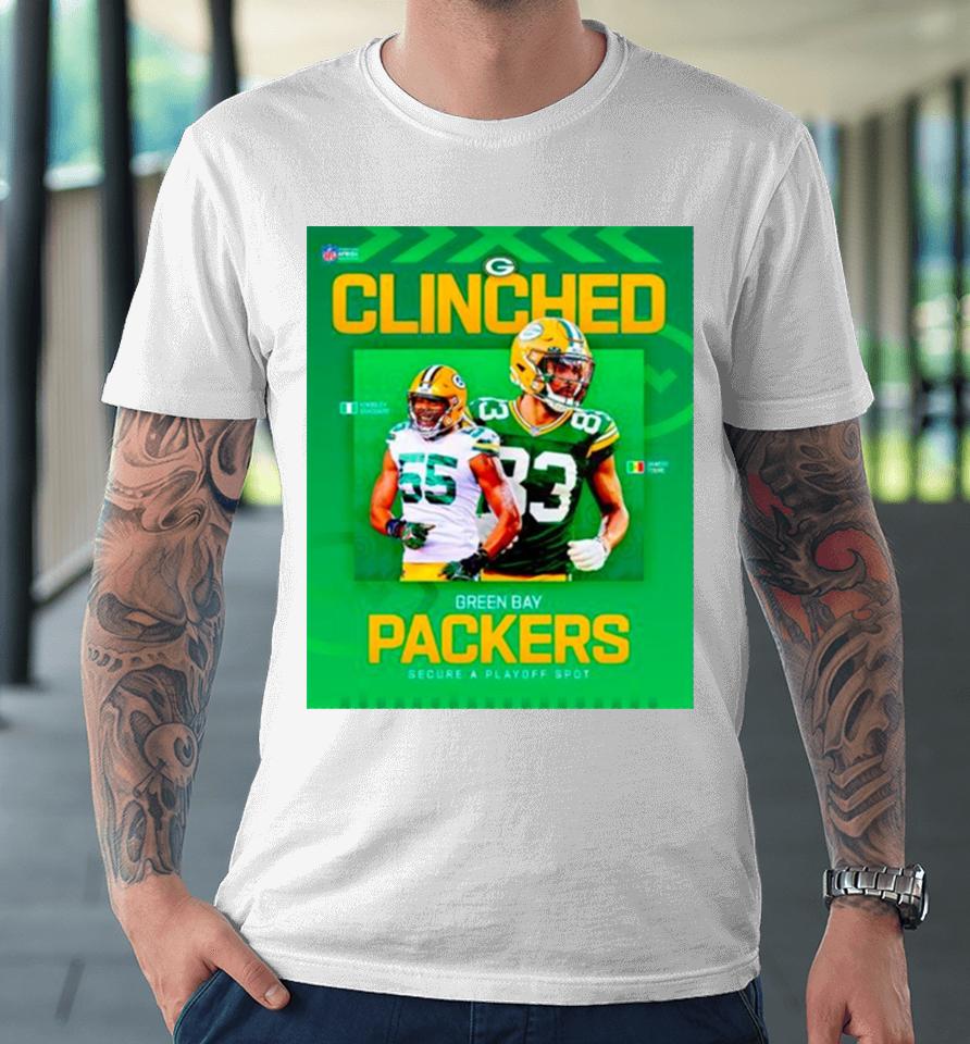 Cliched Green Bay Packer Secure A Playoff Spot Nfl 2024 Premium T-Shirt
