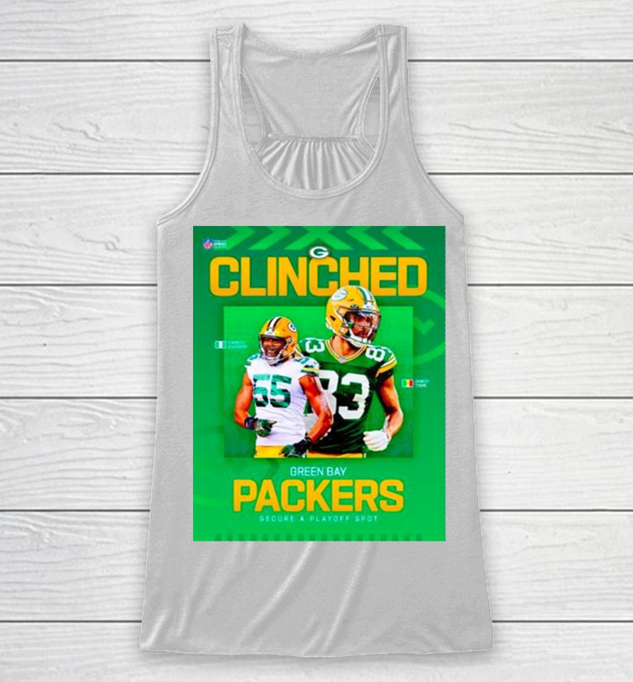 Cliched Green Bay Packer Secure A Playoff Spot Nfl 2024 Racerback Tank