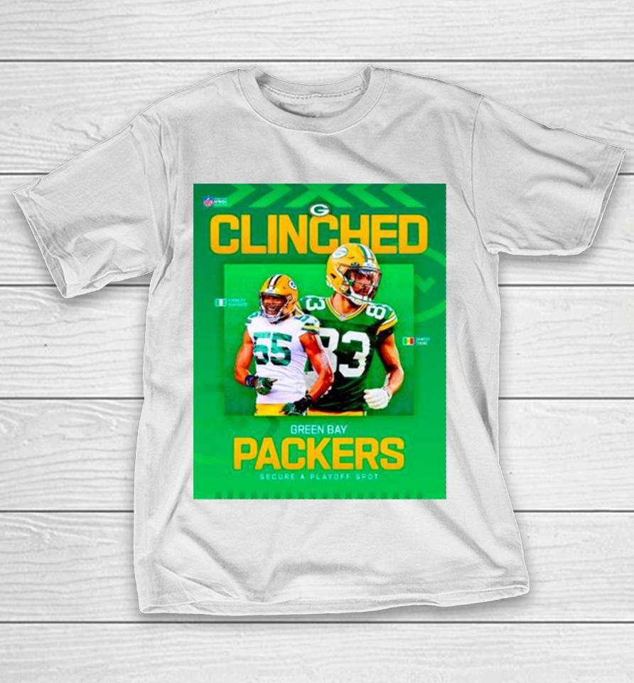 Cliched Green Bay Packer Secure A Playoff Spot Nfl 2024 T-Shirt