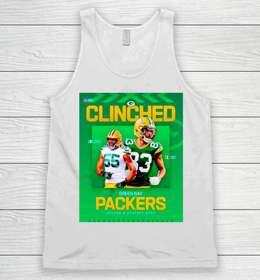 Cliched Green Bay Packer Secure A Playoff Spot Nfl 2024 Unisex Tank Top
