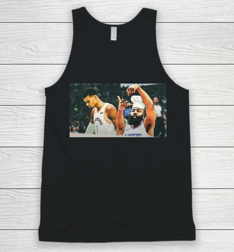 Clippers’ James Harden Shows Perfect Way To Counter Victor Wembanyama’s Height Unisex Tank Top
