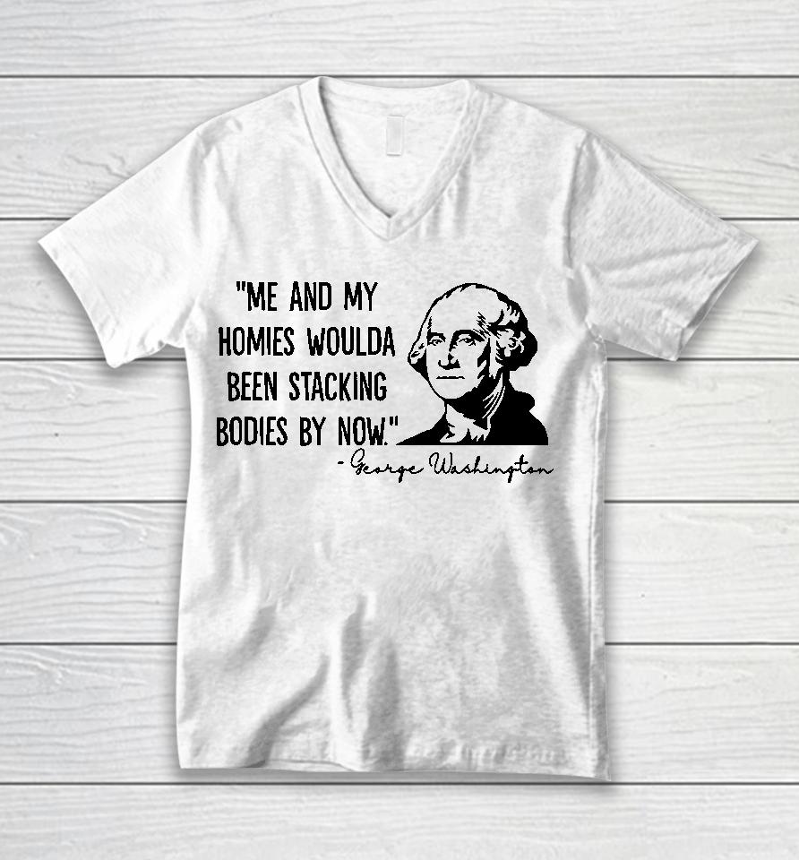 Clown World George Washington &Amp; His Homies Unisex V-Neck T-Shirt