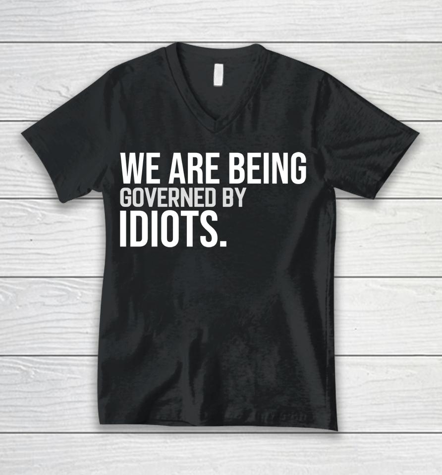 Clown World We Are Being Governed By Idiots Unisex V-Neck T-Shirt