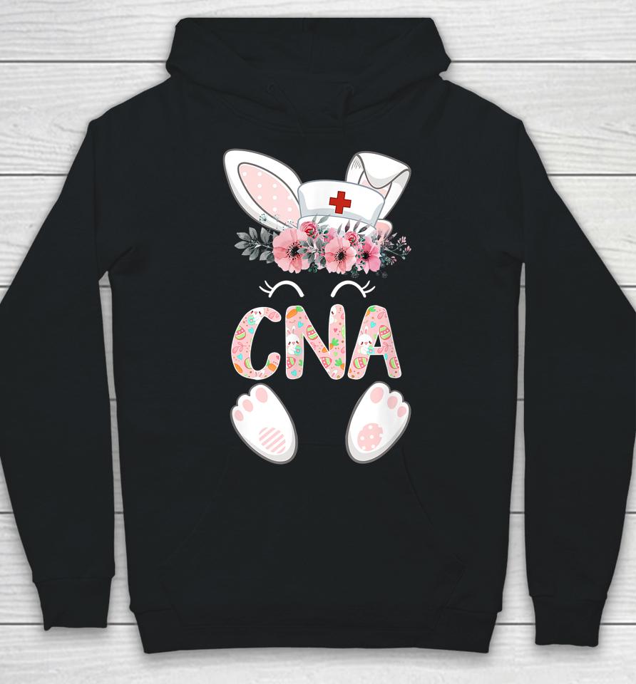 Cna Easter Nurse Floral Bunny Hoodie