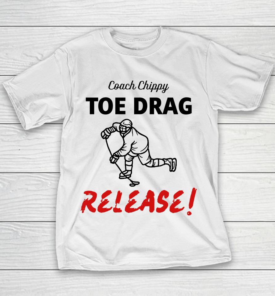 Coach Chippy Toe Drag Release White Youth T-Shirt
