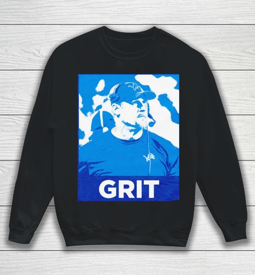 Coach Detroit Lions Dan Campbell Grit Sweatshirt