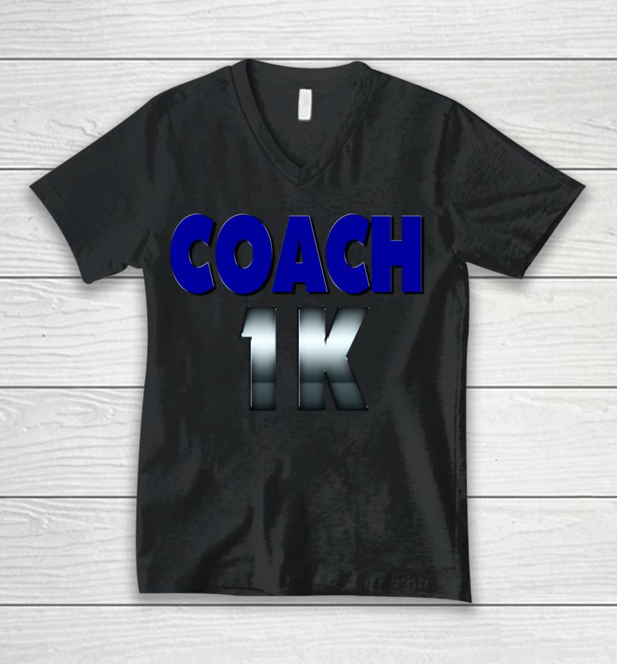 Coach K 1000 Unisex V-Neck T-Shirt