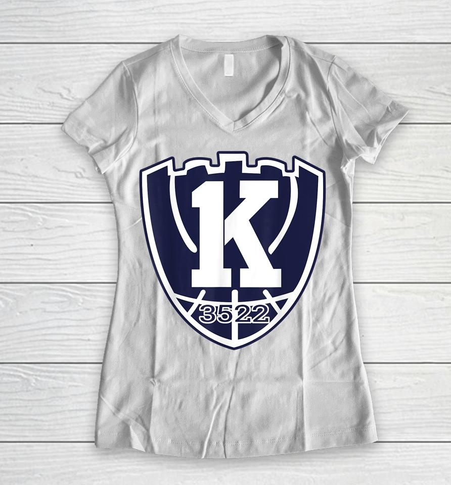 Coach K Granddaughter Women V-Neck T-Shirt