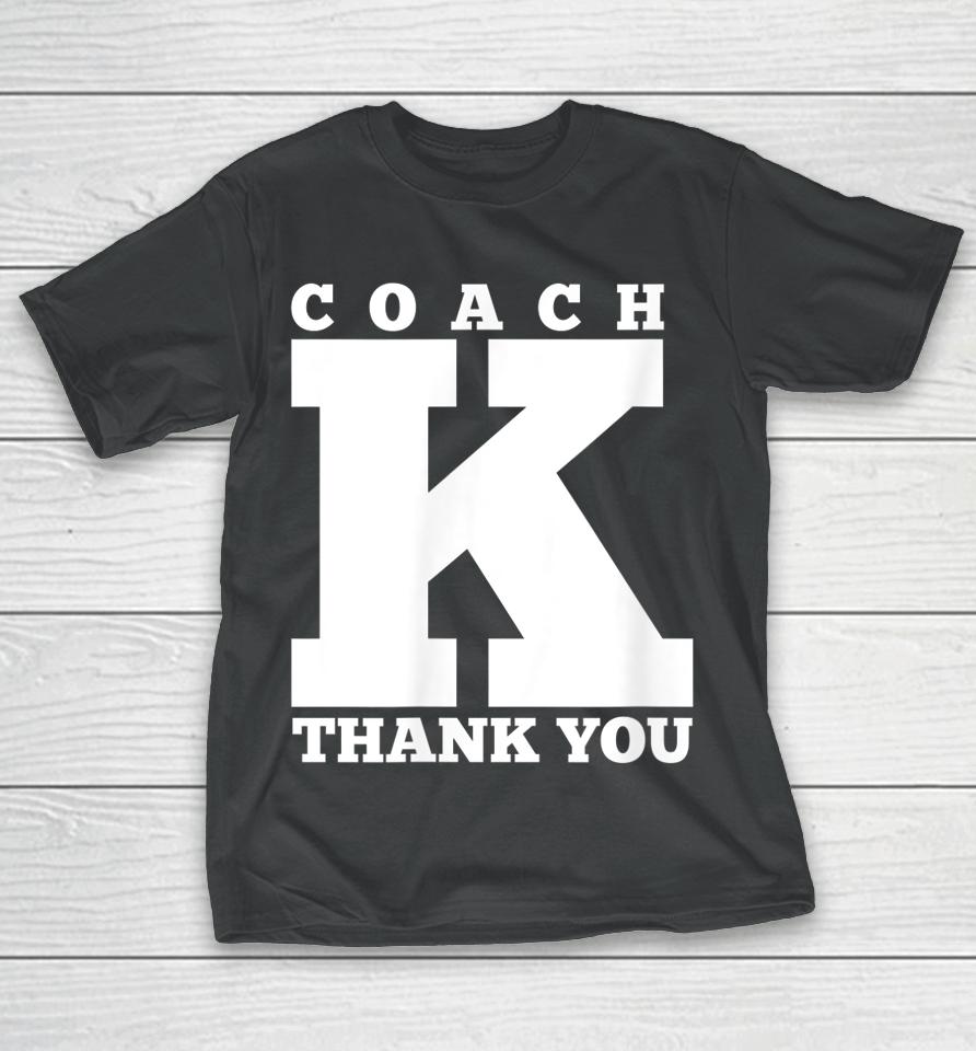 Coach K Retirement T-Shirt