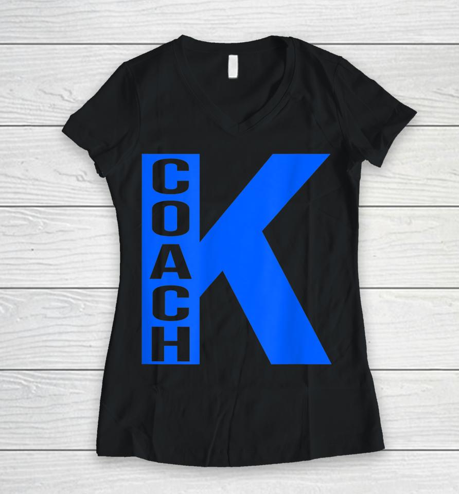 Coach K Women V-Neck T-Shirt
