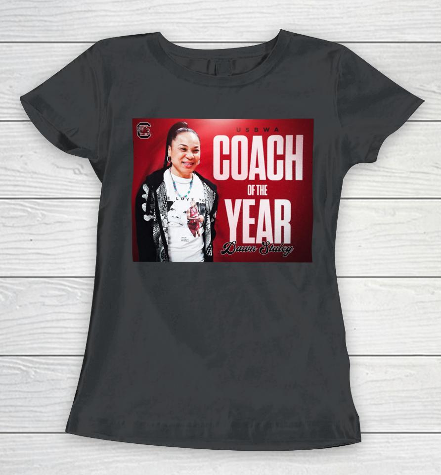 Coach Of The Year Dawn Staley Women T-Shirt