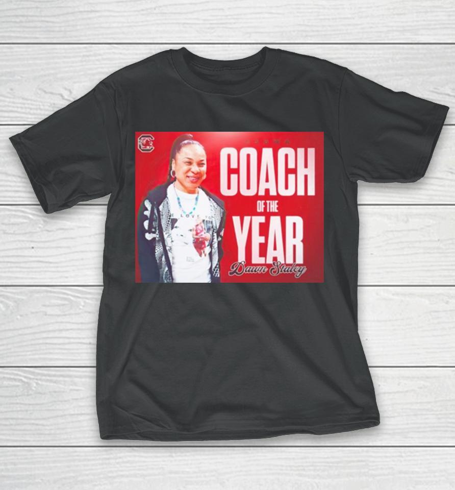 Coach Of The Year Dawn Staley South Carolina Gamecocks T-Shirt