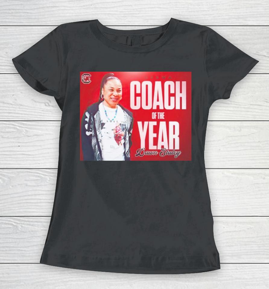 Coach Of The Year Dawn Staley South Carolina Gamecocks Women T-Shirt