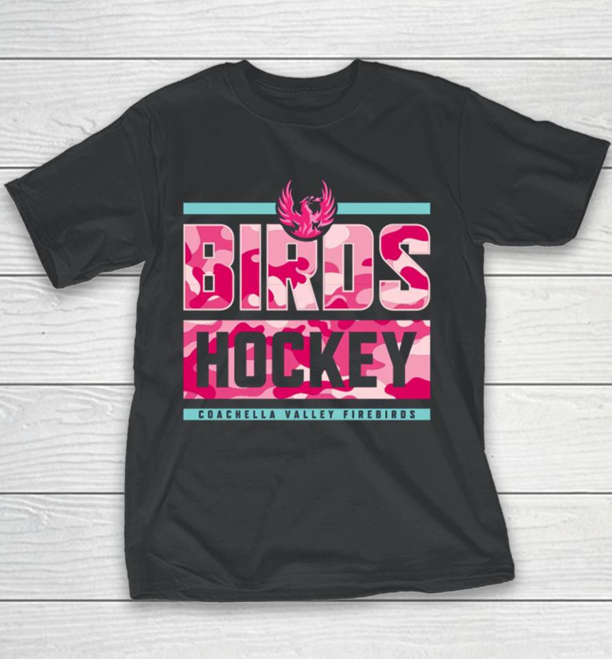 Coachella Valley Firebirds Pink In The Rink Youth T-Shirt