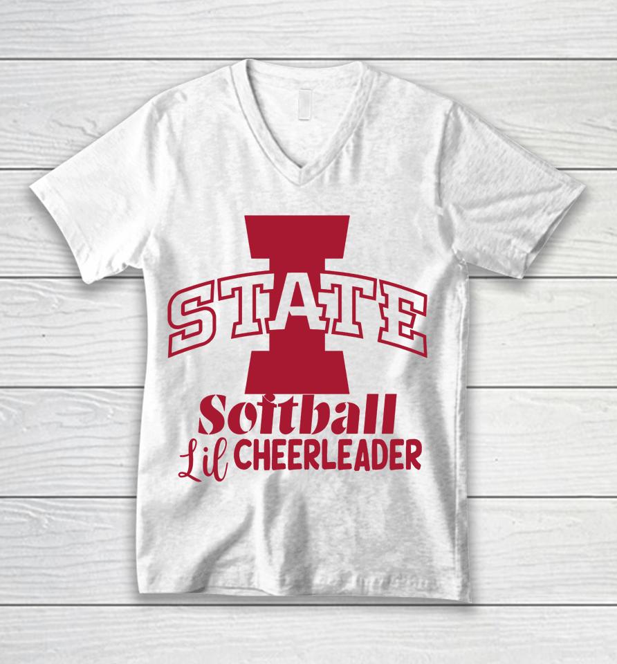 Coachpinkerton Iowa State So It Ball Lil Cheerleader Unisex V-Neck T-Shirt