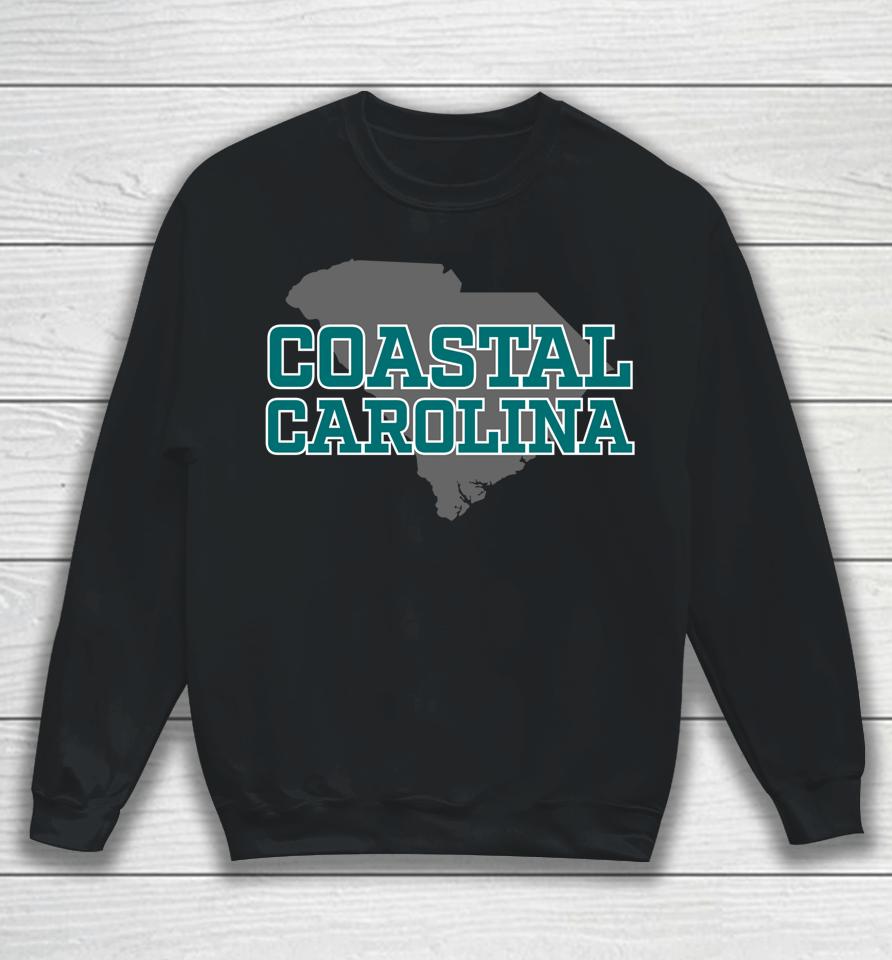Coastal Carolina Teal South Carolina State Sweatshirt
