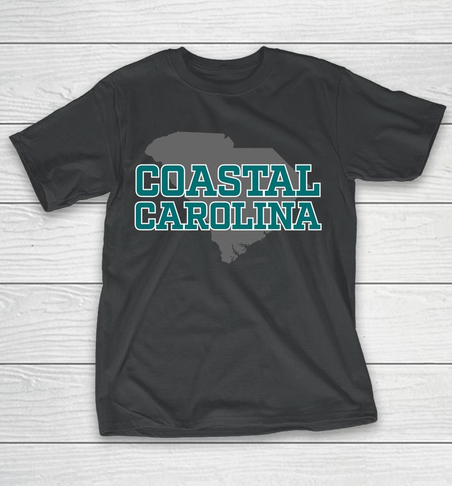 Coastal Carolina Teal South Carolina State T-Shirt