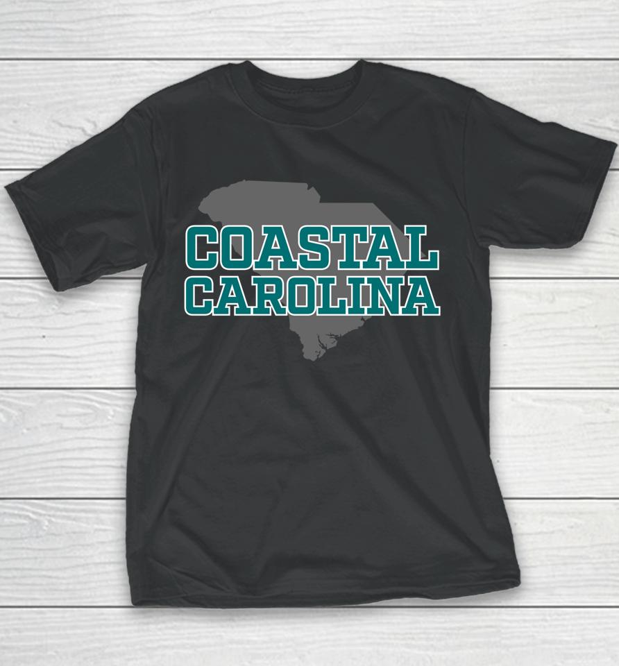 Coastal Carolina Teal South Carolina State Youth T-Shirt