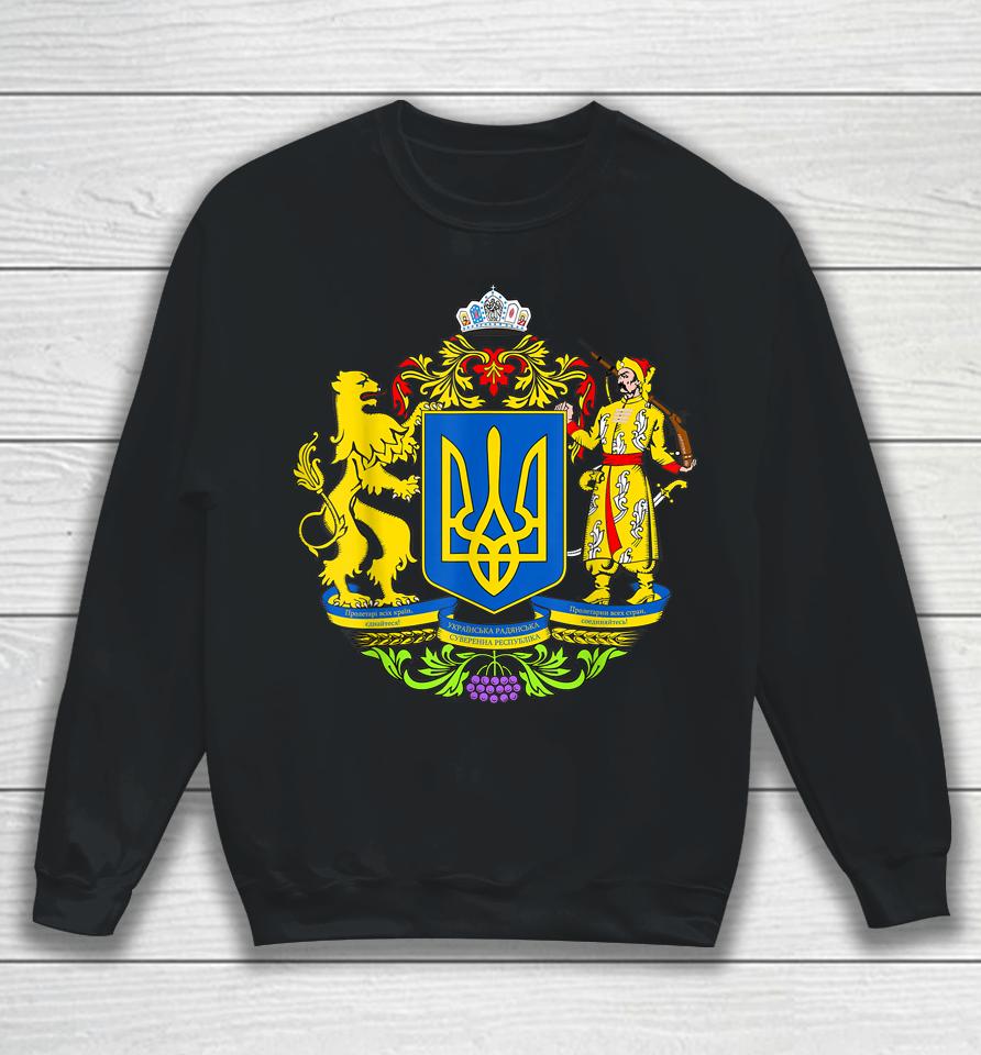 Coat Of Arms Ukraine Sweatshirt