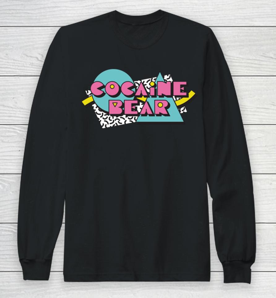 Cocaine Bear Logo Long Sleeve T-Shirt