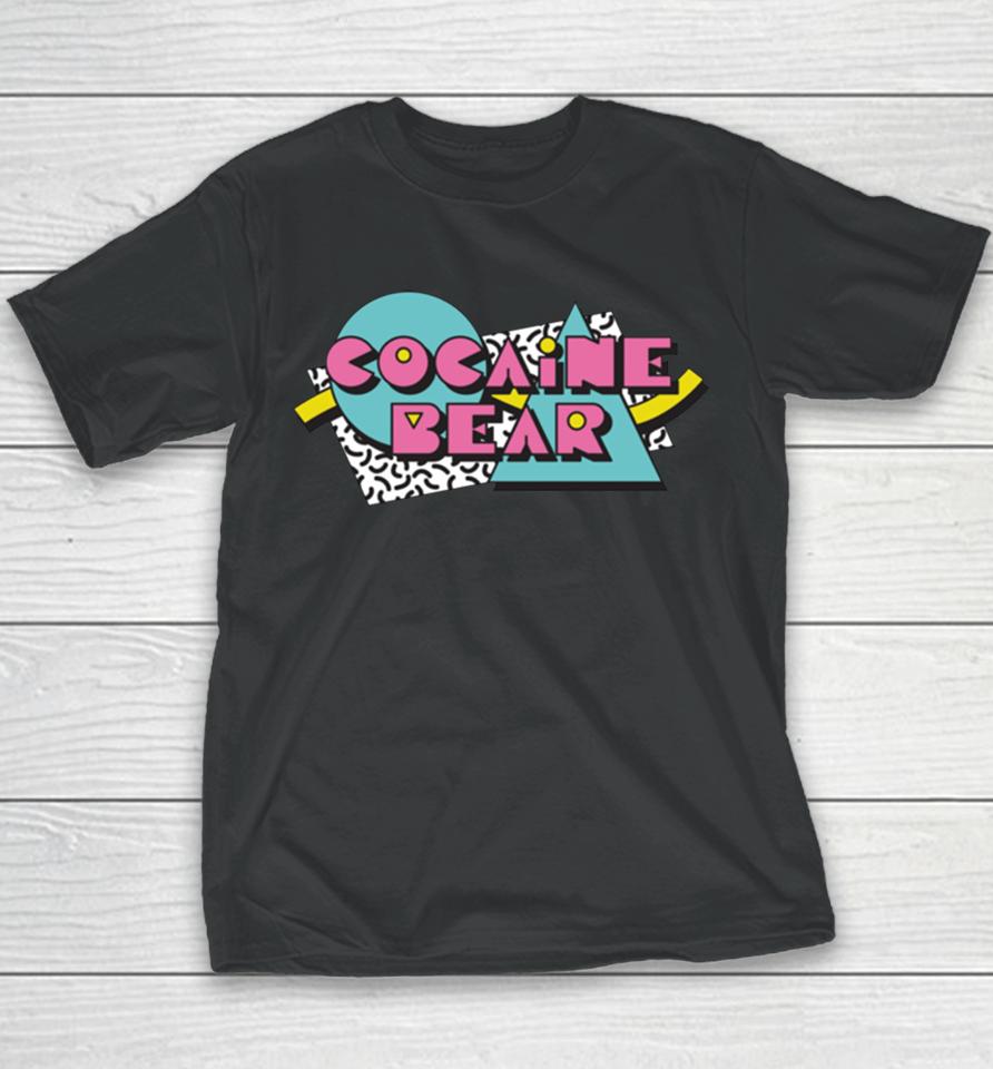 Cocaine Bear Logo Youth T-Shirt