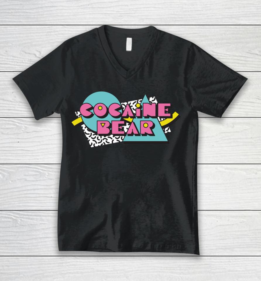 Cocaine Bear Unisex V-Neck T-Shirt