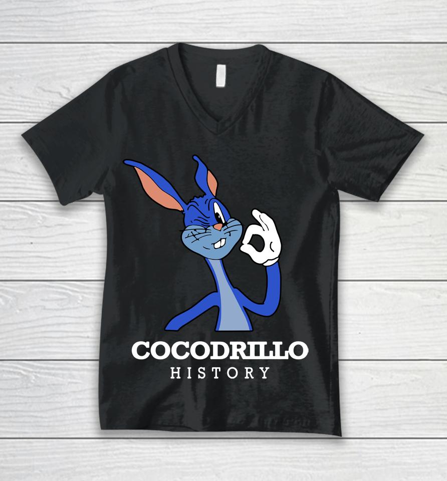 Cocodrillo History Unisex V-Neck T-Shirt
